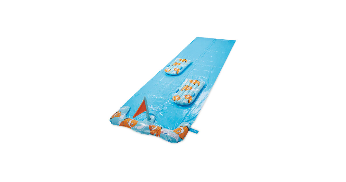 Crane Double Water Slide Blue Aldi Uk