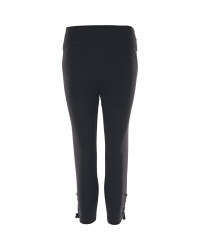 Crane Fitness Black Cropped Leggings