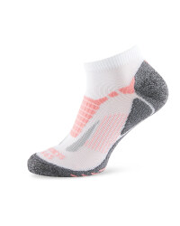 Crane Fitness Socks - White/Pink