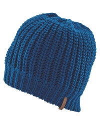 Crane Fleece Lined Blue Hat