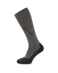 Crane Grey Running Socks
