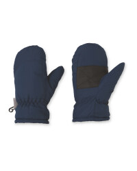 Crane Junior Blue Ski Mitts