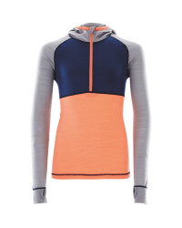 Crane Junior Merino Hoody - Coral
