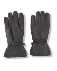 Crane Junior Snow Gloves - Black