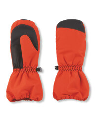 Crane Junior Snow Mittens - Orange