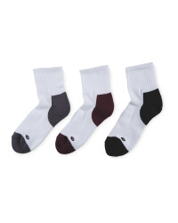 Crane Ladies' Ankle Socks 3 Pack
