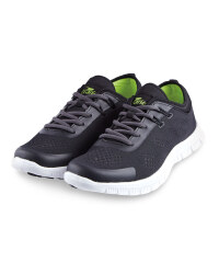 Crane Ladies' Fitness Trainers - Black/Lime