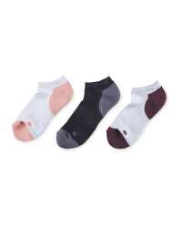 Crane Ladies' Trainer Socks 3 Pack