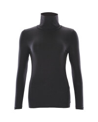 Crane Ladies Ski Roll Neck Top - Black