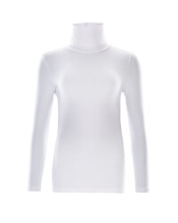 Crane Ladies Ski Roll Neck Top - White
