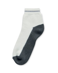 Crane Lambswool Socks - Black Sole
