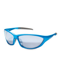 Crane Matt Metallic Cycling Glasses - Blue