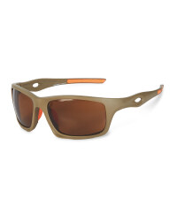 Crane Matt Sports Glasses - Camo Brown