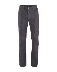 Crane Men's Motorcycle Jeans - Black