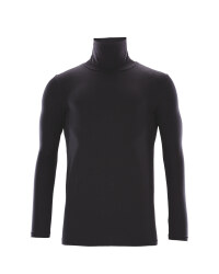 Crane Mens Ski Roll Neck Top - Black