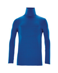 Crane Mens Ski Roll Neck Top - Blue
