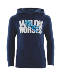 Crane Navy Hooded Kids' Sweater