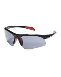Crane Shiny Cycling Glasses - Black