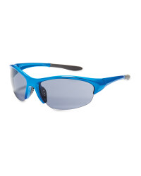 Crane Shiny Cycling Glasses - Blue