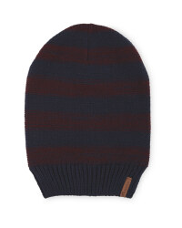 Crane Slouch Knitted Stripe Hat