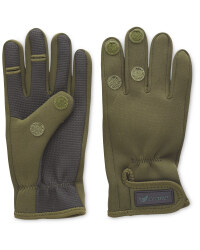 Crane Two Fold Green Fishing Gloves