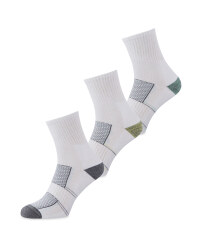 Crane White Ankle Fitness Socks