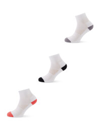 Crane White Crew Sports Socks