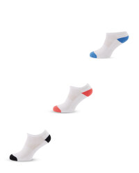 Crane White Trainer Sports Socks