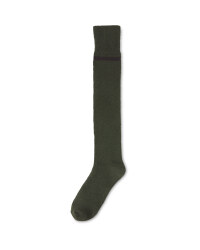 Crane Wool Wader Fishing Socks - Green