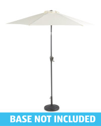 Cream Aluminium Parasol 2.2m