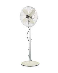 Cream Pedestal Fan