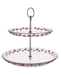 Crofton 2 Tier Strawberry Cake Stand