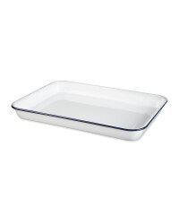 Crofton Baking Tray - White/Blue