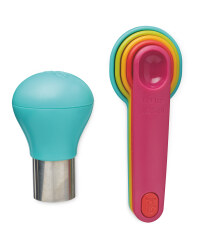 Crofton Cupcake Corer & Spoon Set - Blue