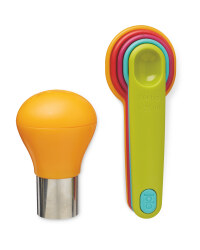 Crofton Cupcake Corer & Spoon Set - Orange