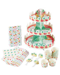 Crofton Cupcake Tropical Party Set