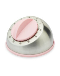 Crofton Cylindrical Kitchen Timer - Pink