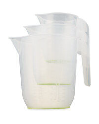 Crofton Measuring Jug 3 Pack - Green