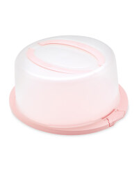 Crofton Round Cake Container - Pink
