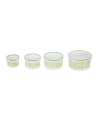 Crofton Round Container Set 4-Pack - Green