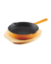 Crofton Round Pan & Board - Orange