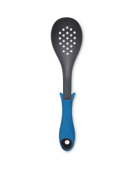 Crofton Slotted Spoon - Dark Blue