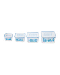 Crofton Square Container Set 4-Pack - Blue