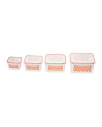 Crofton Square Container Set 4-Pack - Red