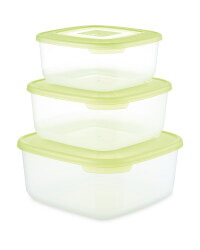 Crofton Square Food Container 3-Pack - Green