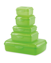 Crofton Storage Containers 5-Piece - Green