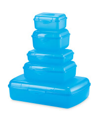Crofton Storage Containers 5-Piece - Blue