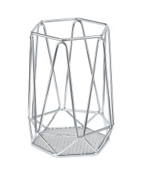 Crofton Utensil Holder - Chrome