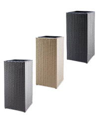 Cubic Rattan Effect Planter