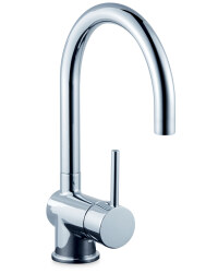 Curved Kitchen Mixer Tap
